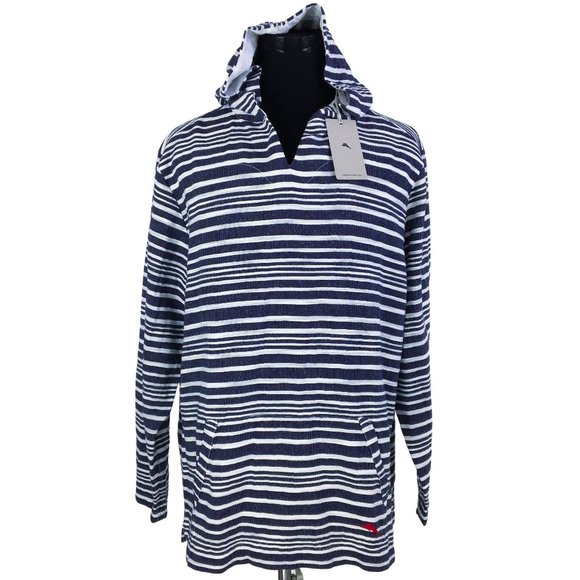 Tommy Bahama Other - NEW Tommy Bahama Hoodie Mens Wave Ocean Deep L